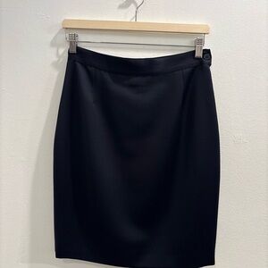 Versus Versace Navy Blue Pencil Skirt